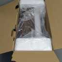 Vinyl Record Player Turntable with Built-in Bluetooth Receiver & 2 Stereo Speakers, 3 Speed 3 Size Portable Retro Record Player for Entertainment and Home Decoration (Brown)