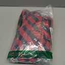 MANZI Striped Tights for Women Footed Stretchy Opaque Pantyhose for Halloween Xmas 2 Pairs (One Size, Black+red)