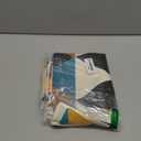 All Smiles Outdoor Throw Pillow Covers 16x16 Set of 4 Colorful Spring Fun Mid Century Modern Home Dcor Boho Summer Cushion Cases Patio Furniture Couch Living Room,Geometric Yellow Orange