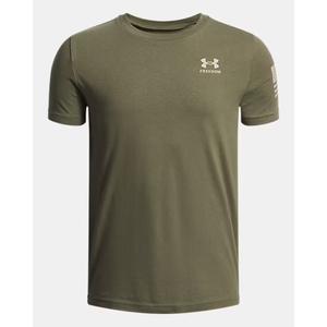 Under Armour Men's Freedom By Land T-Shirt,Green,5XL