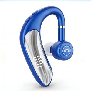 Bluetooth Headset V5.4, 23H Talk Time Wireless Headphone Cell Phone Earpiece with LED Display, Handsfree Single Earbud with Mic for Driving Trucker Office Business Work Rotatable Fit Left/Right Ear