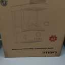 CHULUX Slim Espresso Machine with Milk Frother, 20 Bar Professional Italian Pump Espresso Coffee Machine for Home Cappuccino & Latte Maker, Stainless Steel, Silver