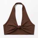 TWISTED HALTER TAUPE Medium-Large