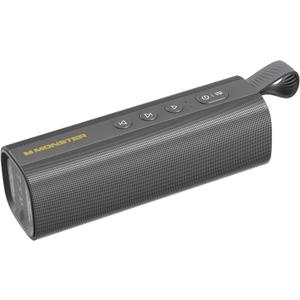 Monster S290 Bluetooth Speaker, Portable Bluetooth Speaker With 30W Loud Stereo Sound, Bluetooth 6.0, 15H Playtime, TWS Pairing, Support AUX/TF Card, IPX6 Waterproof Wireless Speaker for Home, Outdoor (grey)