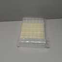 1 Pack 36 Grids Clear Plastic Organizer Box, Storage Container With Adjustable Divider, Craft and Bead Storage for DIY Jewelry Tackles With 2 Sheets Label Stickers