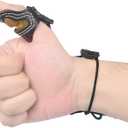 TY Archery Soft Leather & Brass Thumb Ring Archery Finger Protector for Mongolian Reurve Bow Finger Guard for Traditional Bow Shooting