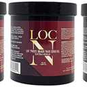 LOC N Edge Gel Extra Hold – Pack of 3 (16 oz Each) | Maximum Hold for Locs, Braids, Twists & Edges | Non-Greasy, Natural Ingredients, All Hair Types
