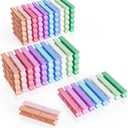 100Pcs Colored Clothespins Bulk, 2.9 Inch Clothes Pins Wooden for Crafts, Pastel Colorful Clothespins for Hanging Clothes Picture, Laundry Clips Cheer 10 Colors