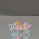 Cute Animal Iron on Applique 6 Pcs Unicorn Bear Bunny Elephant Blue Pink Embroidered Patches DIY Accessories for Clothes Bags Jeans(Plush Styles)