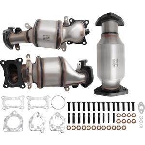 Catalytic Converter Kit Compatible with 2008-2017 Accord2008-2019 Odyssey2009-2021 PilotCrosstourPassportRidgeline & 2010-2020 MDXRDXRLRXLTLTLX TSXZDX 3.5L V6 Engine (EPA Compliant)