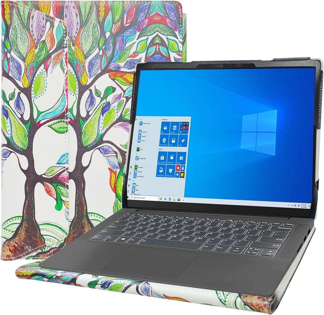 Alapmk Protective Case for Lenovo ThinkPad X1 Carbon 11th Gen/10th Gen/Gen 9 & ThinkPad X1 Yoga Gen 6/7th Gen/8th Gen &IdeaPad Flex 5 14IRU8/IdeaPad Pro 5i Gen 8 14",Love Tree