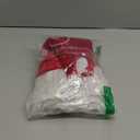 XAMSHOR Red Christmas Tree Skirt 32 Inches Snow Sequin Embroidery with White Trim Border Decor for Xmas Holiday Party Ornaments