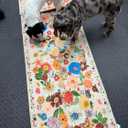 Runner Rug 2x6, Kitchen Rug Non Slip Washable Rugs with Rubber Backing Soft Floral Carpet Runner for Hallways, Kitchen, Laundry, Bedroom, Bathroom (2 x 6, Beige)