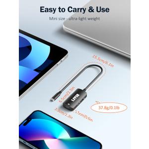 LIVIN USB C To Adapter With Audio Out