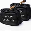 Loxan 2 Pack 12.5x2.25 Bike Inner Tubes Compatible with 12 and 12.5 inches Electric Scooters, 12 1/2 x 2 1/4 inch Replacement Bicycle Tubes with Angled Valve Stem for Electric Bike, E-Bike