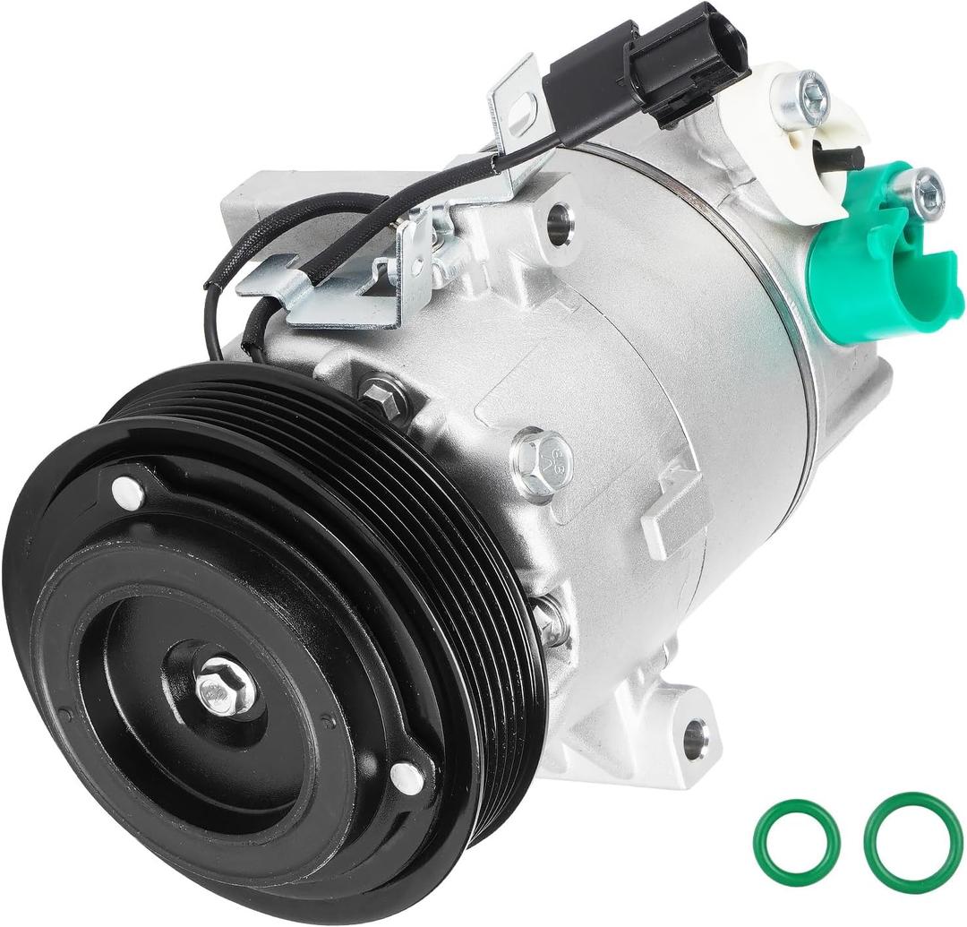 TadaMark Air Conditioner AC Compressor with Clutch Fit for Hyundai Elantra 2011-2013 1.8L (Without Automatic Temperature Control), Fit for Kia Soul 2012-2013 2.0L, This Compressor Comes With 2 Pin
