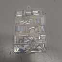 mankk 166PCS Wire Ends Ferrules Kit, 8 Sizes AWG(1/0 2/0 2 4 6 8 10 12) Silver Plated Copper Assortment Electrical Wire Crimp Connectors Terminals