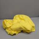 Nasitos 2 Pack Yellow Tablecloth Rectangle Fitted for 4 Foot-Open Back Tablecloth Fabric Washable and Wrinkle Resistant Table Cover for Trade Show, Parties, Banquet, Buffet, Baby Shower