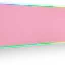 Tilted Nation Pink Mouse Pad | RGB Gaming Mouse Pad Pink (Create Your Dream Setup) Large LED Mousepad Mats for Desk with 8 Light Modes, Smooth Gliding, and Easy to Clean - Girl Gaming Accessories
