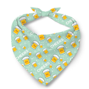 St Patrick’s Day Cheers Dog Bandana, Lucky Irish Beer Print Pets Bandana, Holiday Pet Accessory Gift for Dog Lover, Irish Triangle Pet Bandanas for Small Medium Dogs