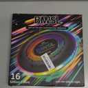 Light Up Flying Disc - 16 Million Colors RGB or 50 LEDs, Ultra Bright, 13 Light Modes, Rechargeable, Waterproof, Christmas Stocking Stuffers Gift, Camping Toy for Kid/Teen/Adult, 175g (9 Inch (Black Disc))