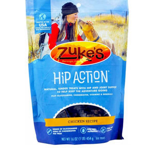 Zuke`s Hip Action Dog Treat Chicken 1lb, Best By 10/2025