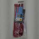 DI ORO Silicone Jar Spatulas for Scraping - Rubber Spatulas Silicone Heat Resistant - Kitchen Spatulas Nonstick Cookware Safe - Silicone Utensil Set for Blenders, Mixing, Baking, & Makeup (5pc, Red)