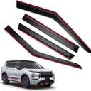 4 Pieces in-Channel Extra Durable Rain Guards Fit for 2022-2025 Mitsubishi Outlander, Window Deflectors, Window Visors
