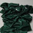 12 Pack Forest Green Satin Table Runner 12x108 Inches Long, Silk and Smooth Fabric Table Runner for Wedding, Parties, Banquets, Events Decoration