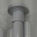 White Tension Curtain Rod for Windows 28 to 48 Inch,7/8"Small Shower Curtain Rod for Bathroom,Pressure Spring Tension Curtain Rod No Drilling for Closet Doorway Kitchen