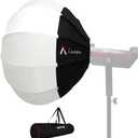 Aputure Lantern Softbox Soft Light Modifier,26inch, Quick-Setup Quick-Folding Aputure Space Light Upgraded for 300D Mark II 120D 120T 120D Mark II 300X and Other Bowens Mount Light