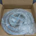 Finktonglan Modern Crystal Chandeliers 3C Rings Led Pendant Lamp Adjustable Stainless Steel Ceiling Lighting Fixture for Living Room Dining Room Bedroom Cool White