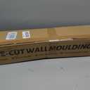 JBER Peel and Stick Wall Molding Kit of 6 pcs, Pre-Cut Wall Molding Ready-to-Assemble Wainscoting Panels, 3D Wall Trim Molding for Interior Wall Dcor Living Room Bedroom Accent Wall, 3 Top 3 Bottom, 78 x 24 in+78 x 48 in