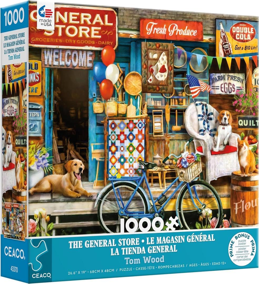 Ceaco - Tom Wood - The General Store - 1000 Piece Jigsaw Puzzle