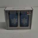Tabletops Gallery Snowflake Soda Can Glass Set - Blue 