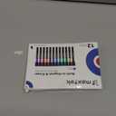 maxtek Magnetic Dry Erase Markers with Eraser - 12 Count Colorful Fine Tip Whiteboard Markers for Kids, Low Odor Whiteboard Markers for Calendar Boards White Board