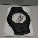 Renovation Shower Cover Plate for 2-Handle or 3-Handle to 1-Handle Shower Updates, Matte Black