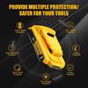 DCB203-2 3Ah 2Pack 20V Battery Replace for Dewalt 20V MAX Battery 20Volt Lithium-ion Battery DCB200 DCB201 DCB205 DCV580 DCB180 Compatible with Dewalt 20V Cordless Tools