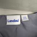 Landau Essentials Unisex Relaxed Fit 1-Pocket V-Neck Scrub Top 7502 Steel Grey Large