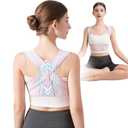 Posture Corrector For Women, Adjustable Back Brace For Posture, Back Posture Corrector Providing Pain Relief From Lumbar, Neck, Shoulder, And Clavicle, Back (S/M Upper Waist 27-35 Inch) (Purple)