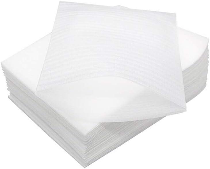 100PCS 4 x 6 Inch Foam Pouches Foam Wrap Cushion Pouches Foam Wrap Sheets Packing Pouches Moving Supplies for Packing Storage or Shipping (White)