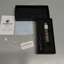 CHEETAH Gold Watches for Women with Small Vintage Bracelet, Rectangular Case Roman Dial