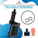 Replacement 4720 Diverter Valve 3-Pack with O-Rings Repair Kit Works with 1.5" and 2" Diverter Valves Compatible with 2 & 3 Port Gray Pool Spa Valves Durable Seals & Easy Install