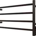HEATGENE Towel Warmer 4 Bar Towel Dryer Wall-Mounted Plug-in Bath Towel Heater - Venetian Bronze