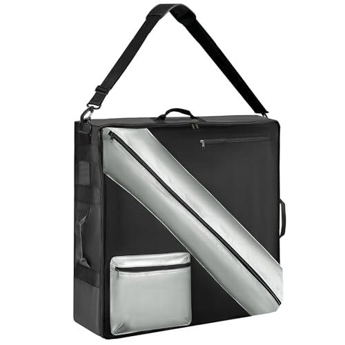 WKALEOBAG Storage Bag of Dog Playpen, Portable Dog Fence Bag for RV Travel, Compatible with Most 24" H, 8-Panel and 9-Stake Pet Fence Shoulder Bag, Patent Pending