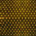 Warm White Net Lights, 360 LED Christmas Lights Outdoor, 21ft x 5ft Large Net Mesh String Lights, 8 Modes Twinkle Light Connectable Plug in for Bushes Christmas Hedge Yard Garden Party Decor