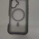 Magnetic for iPhone 16 Case, [Compatible with MagSafe][Military Grade Drop Protection][Heavy Duty Protection][Non-Slip][Shockproof] 2-Layer Durable Bumper Phone Case 6.1''-Gray