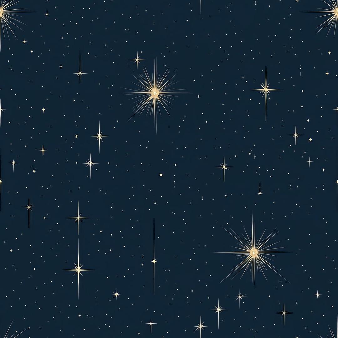 Celestial Star Peel and Stick Wallpaper, Night Sky Self-Adhesive Vinyl Wallpaper for Home Decor 17.7" x 236"