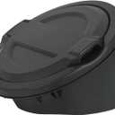 Fuel Filler Door Locking Gas Tank Cap Cover Compatible with Jeep Wrangler 2018-2023 JL & Unlimited Gas Tank Cap Aluminum Fuel Filler Door Cover