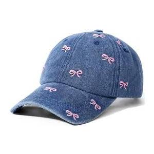 Jeasona XL Cute Hats for Women, Oversized Embroidery Baseball Cap Hat for Big Heads, Cotton Adjustable Womens Hats Trendy, Big Hats for Women